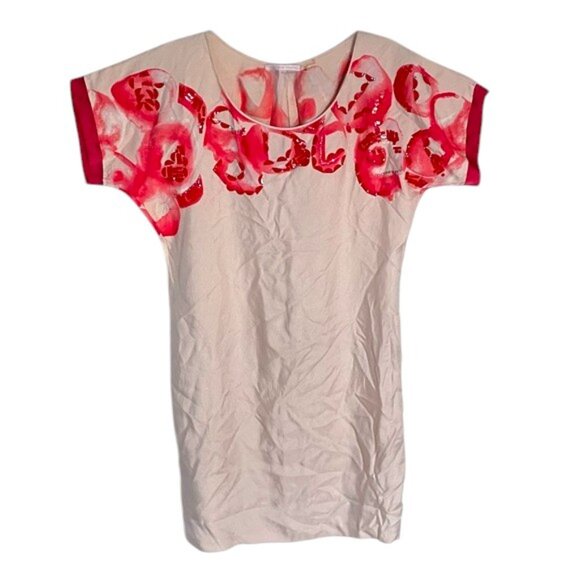 Rebecca Taylor Embellished Short Sleeve Dress Size 8 - 47603 - Picture 1 of 13
